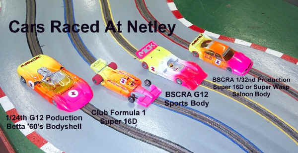 Classes raced at Netley