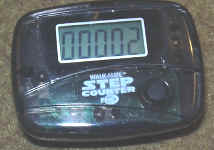 A typical pedometer